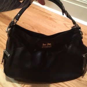 Coach- Black Hobo Purse